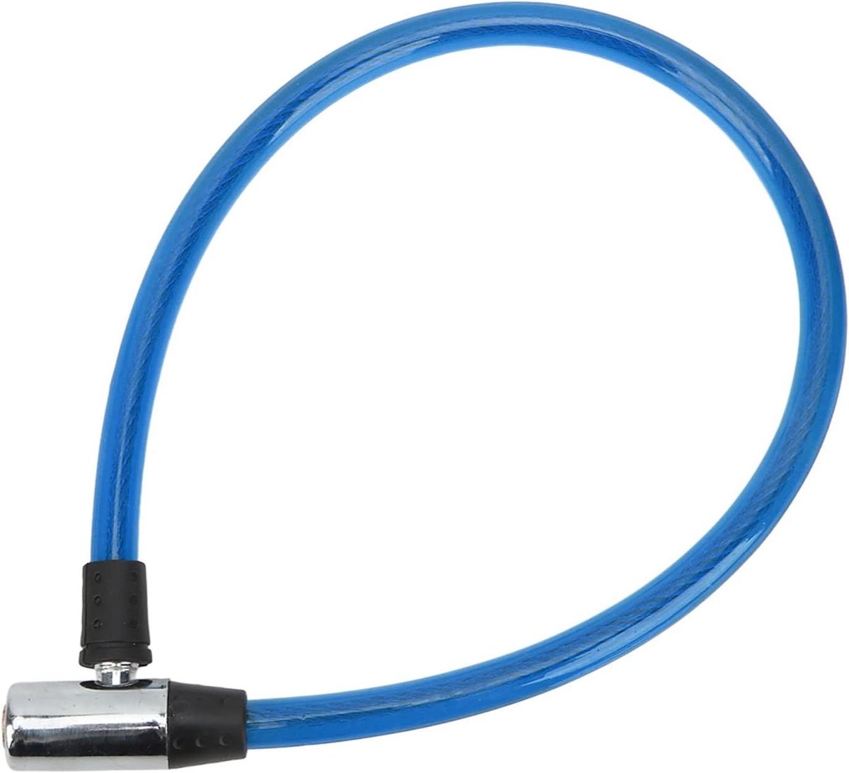 Fietskabelslot - Staaldraad slot - Beveiliging fiets - Snap-vergendeling - 65 cm - Blauw