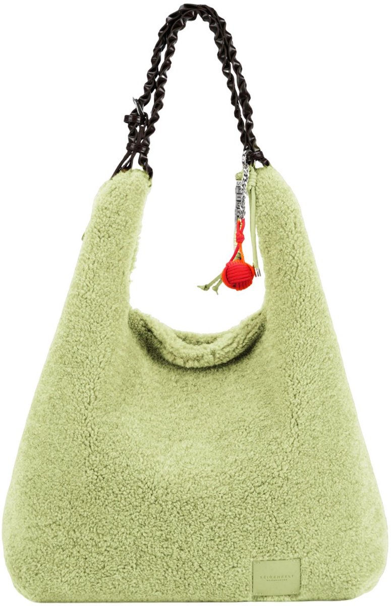 SEIDENFELT MANUFAKTUR shopper Skjern Shopper Electric Lime Lichtgroen