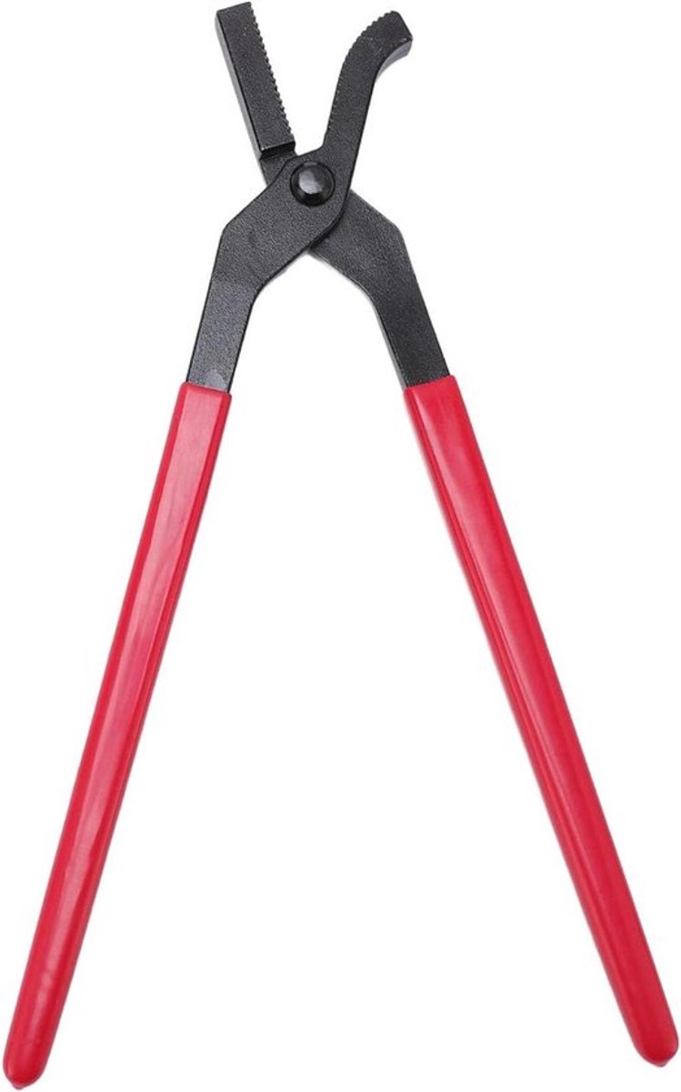 Hoefsmid Gereedschap Nagel Verwijderen - Professionele Benodigdheden - Gesmede Stalen Kaken - Ergonomisch Handvat - Hoofklincher Zorghulpmiddel - Staal - Tangen - Geschikt voor Hoefnagels - Zwart - Hoefsmid Gereedschap Nagelklem