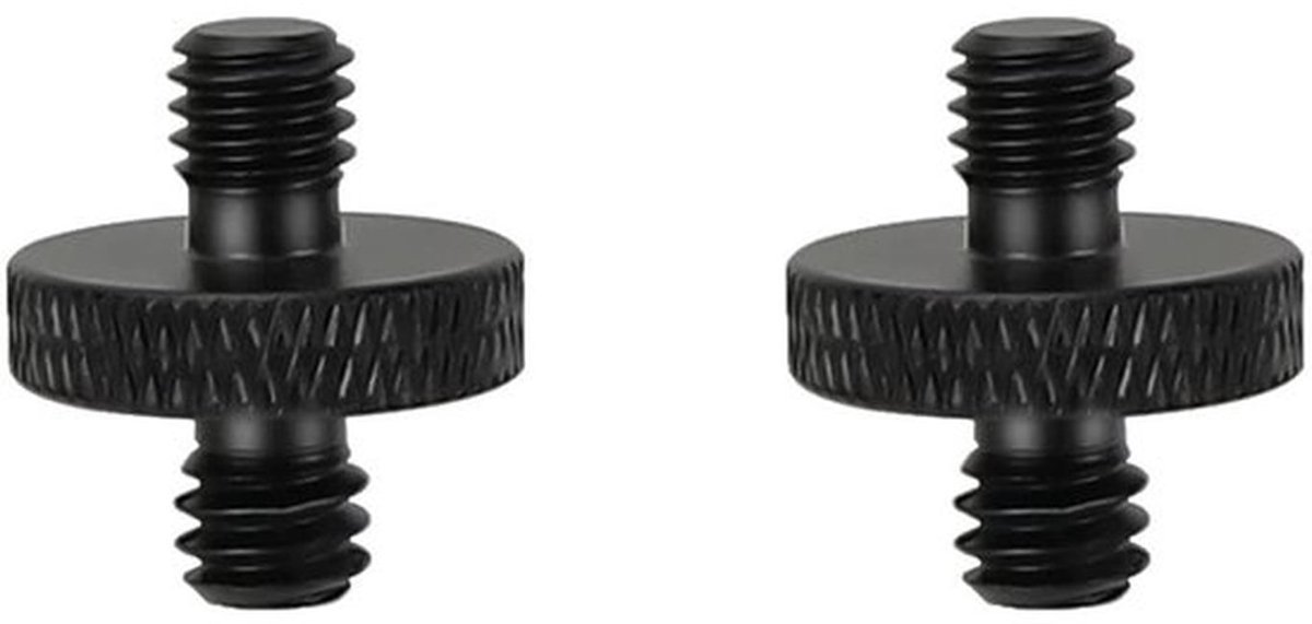 M6 naar 1/4 inch 20 Buitendraad Converter Adapter Set van 2