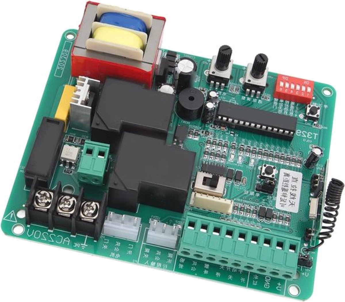 Universele Elektronische Besturingskaart voor Schuifpoortopeners, Hoge Gevoeligheid, Eenvoudige Installatie, Geschikt voor 220V Schuifpoorten en Motoren