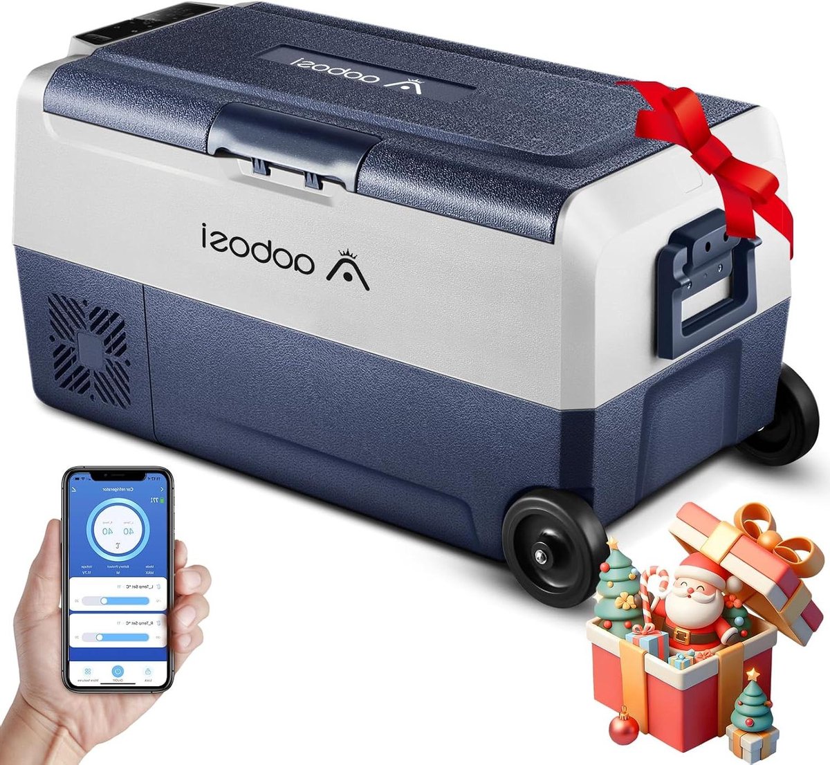 Compressor Koelbox - Elektrische Koeler - Kamperen en Reizen - Dubbele Zone Controle - 36 Liter - Zwart