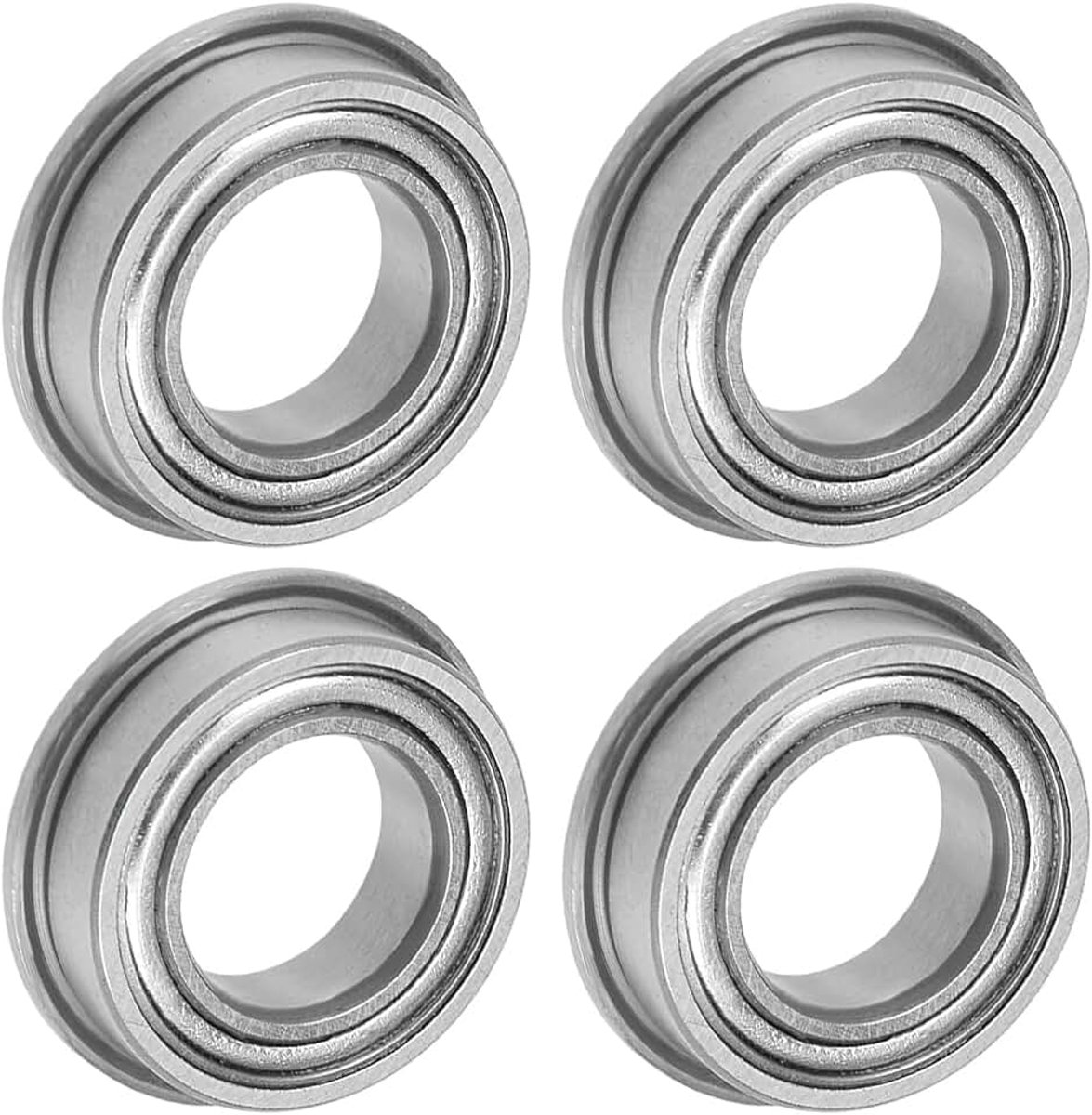 Lagers, 8 x 14 x 4 mm, groefkogellagers, dubbel afgeschermd, chroomstaal, flenslagers voor doe-het-zelf, gereedschapsmachines, 3D-printers