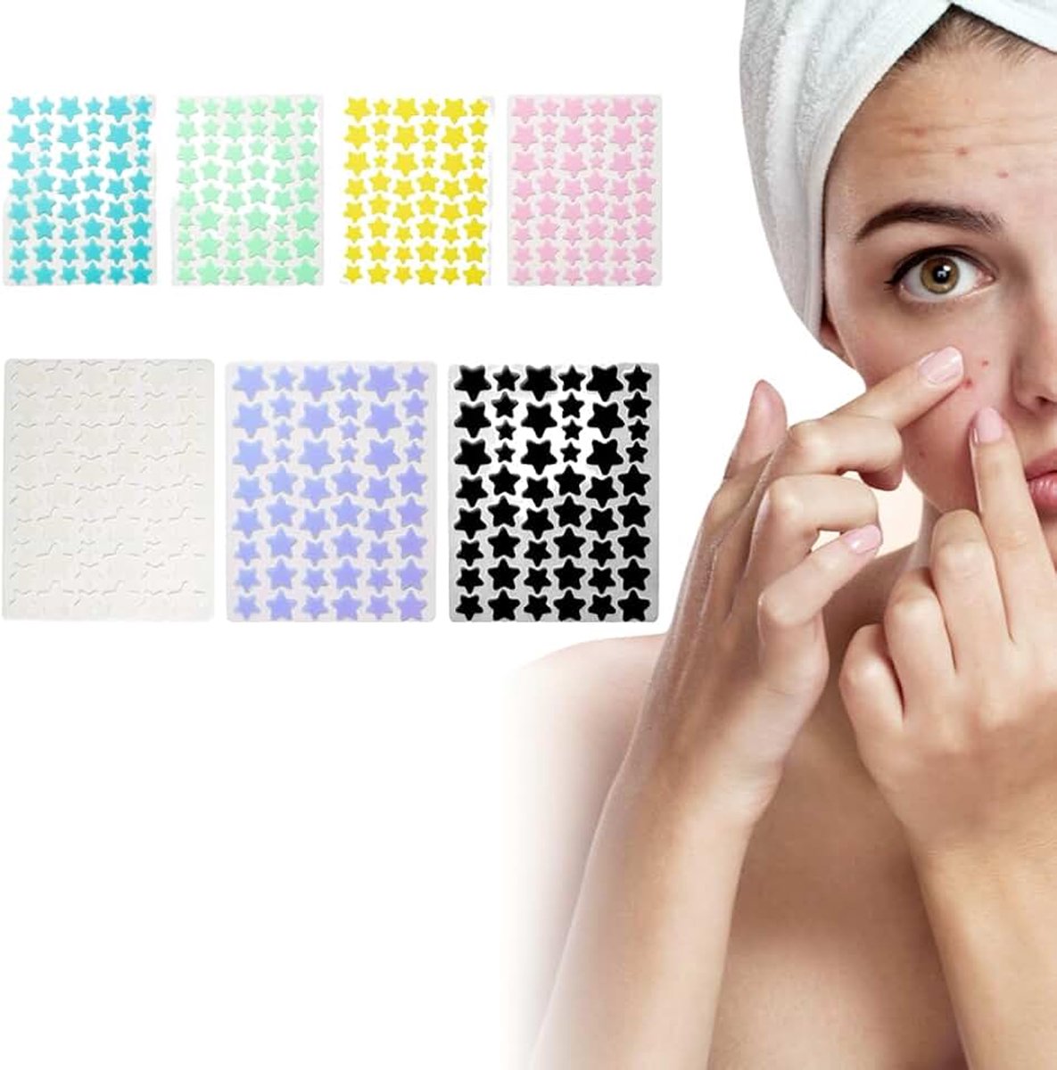 Pimple patch met tea tree olie salicylzuur onzichtbare puistjes pleisters waterdicht 357 stuks puistjes puistjes patch puistjes hydrocolloïde acne puistjes
