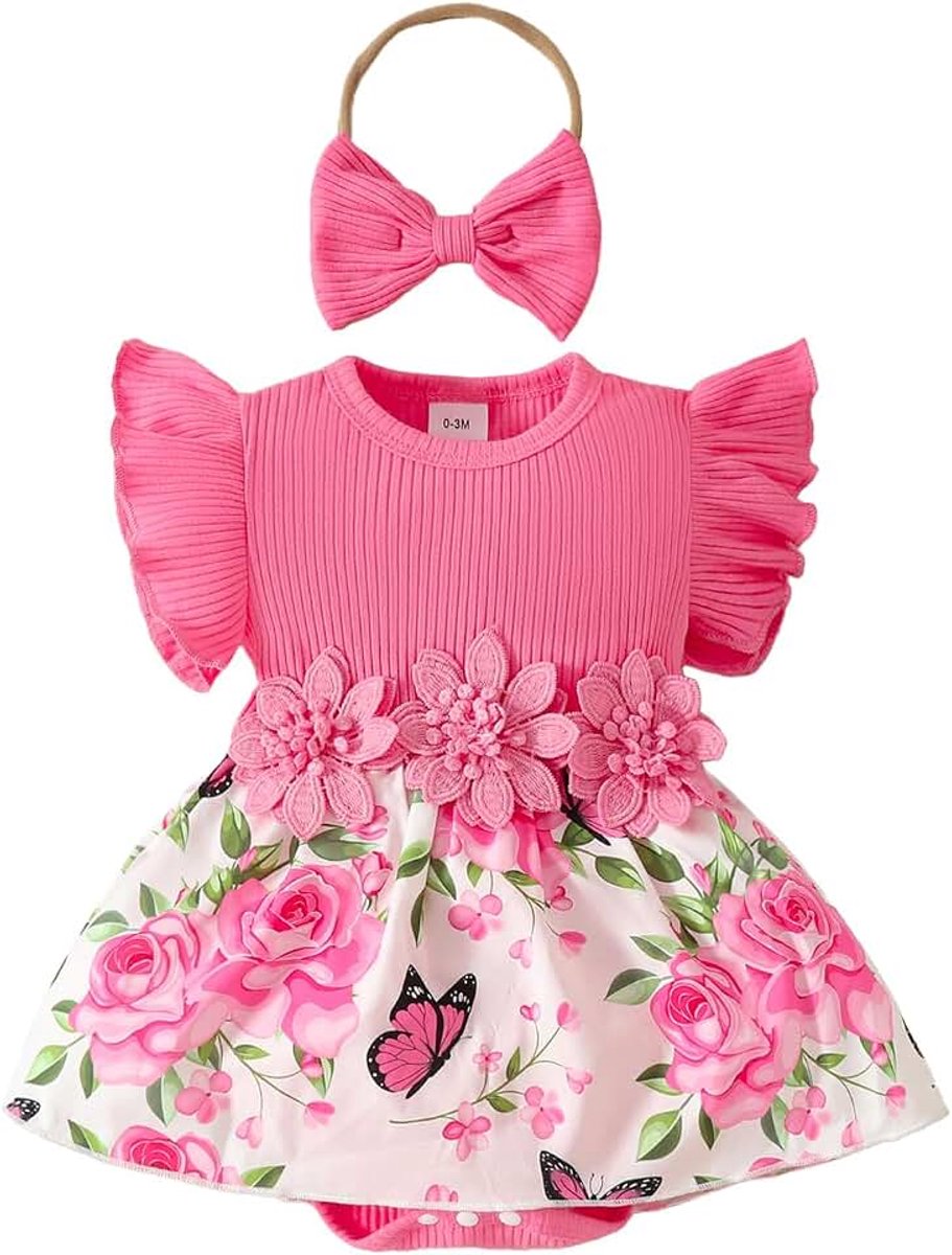 Sets Ruches Tops Korte Mouw Bloemen Strapless Shorts Met Hoofdband Zomer Outfits
