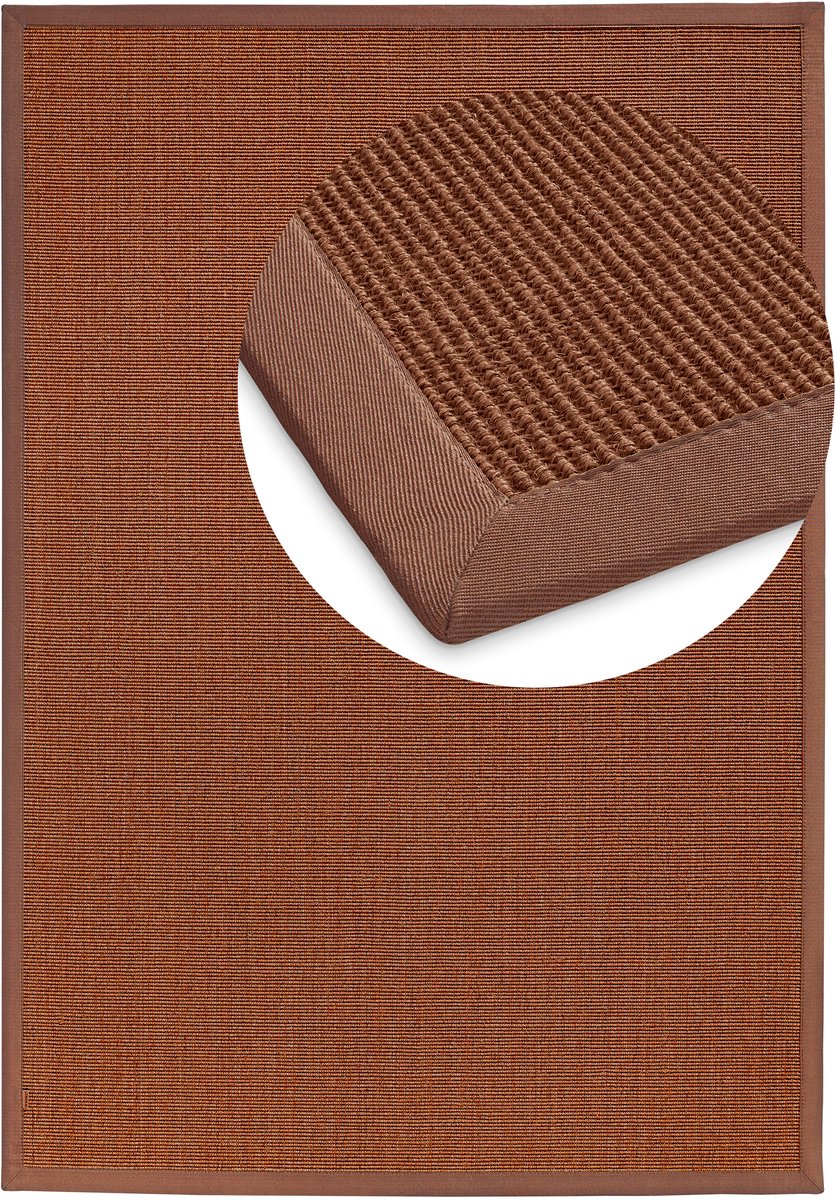Vloerkleed Sisal Mara S2 terra 240x340cm