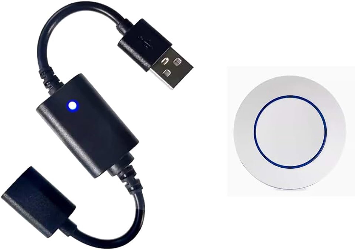 Schakelaar 5 V klein nachtlampje ventilator LED-lichtstrip met voeding, powerbank draadloze afstandsbediening kabel vrij aansluiten