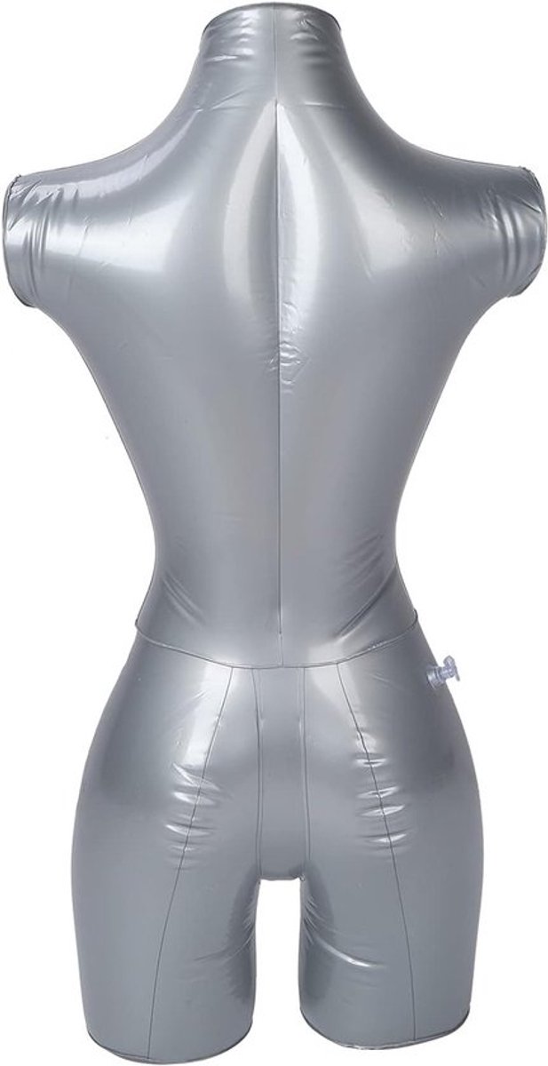 Opblaasbare Vrouwelijke Mannequin met Bovenlichaam Display Rek | Perfect voor Kleding en Accessoires | Stevig PVC Materiaal | Ruimtebesparend en Veelzijdig Gebruik