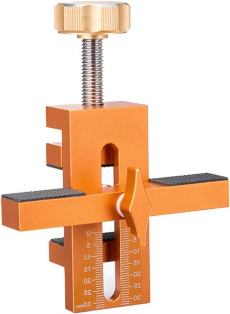 Kastdeur Montage Jig Positioner Mal Verstelbare Tool voor Deuren Installatie Positionering Aluminium Legering Verdikt Hardware Compatibel 7-40 cm Breed