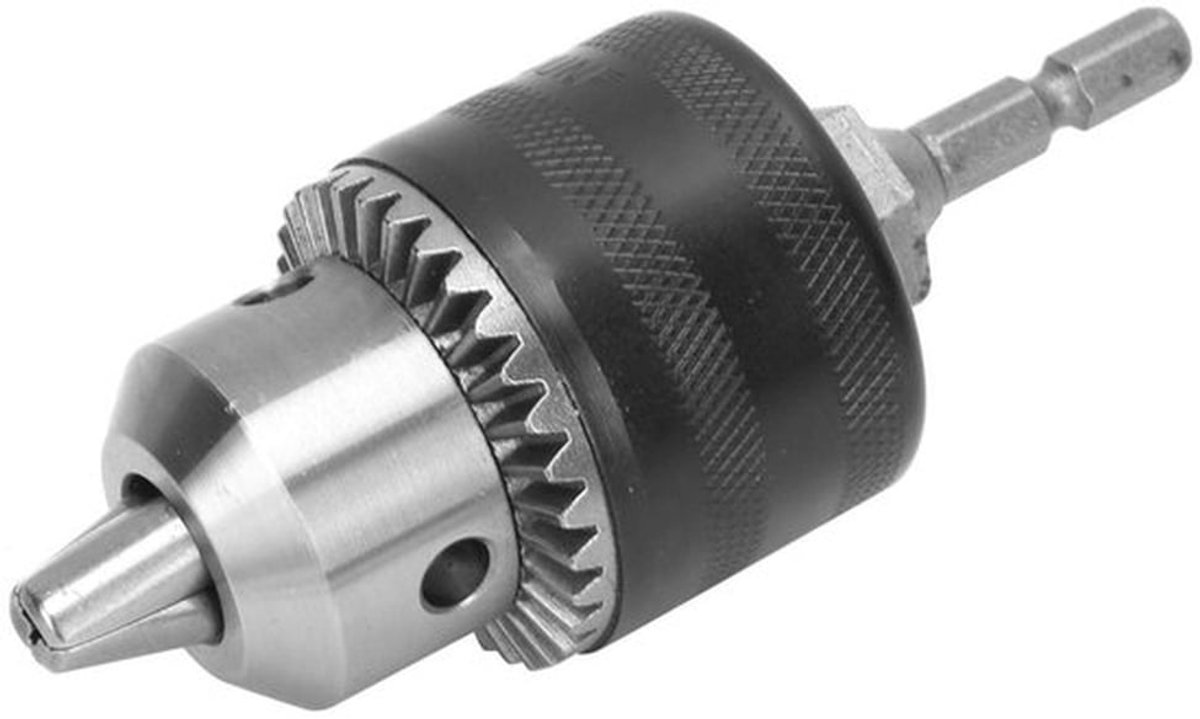 - Boorkop - Volledig metalen constructie - 1/4 zeskantschacht - 1.5-13 MM - Geschikt voor industrie - Zwart