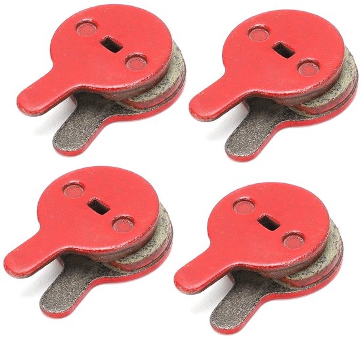 - Fiets Remblokken - Schijfremblokken voor Mountainbike - Semi-Metalen Kwaliteit - Geschikt voor BB5 M446 - Hars Rem Pads - Set van 4