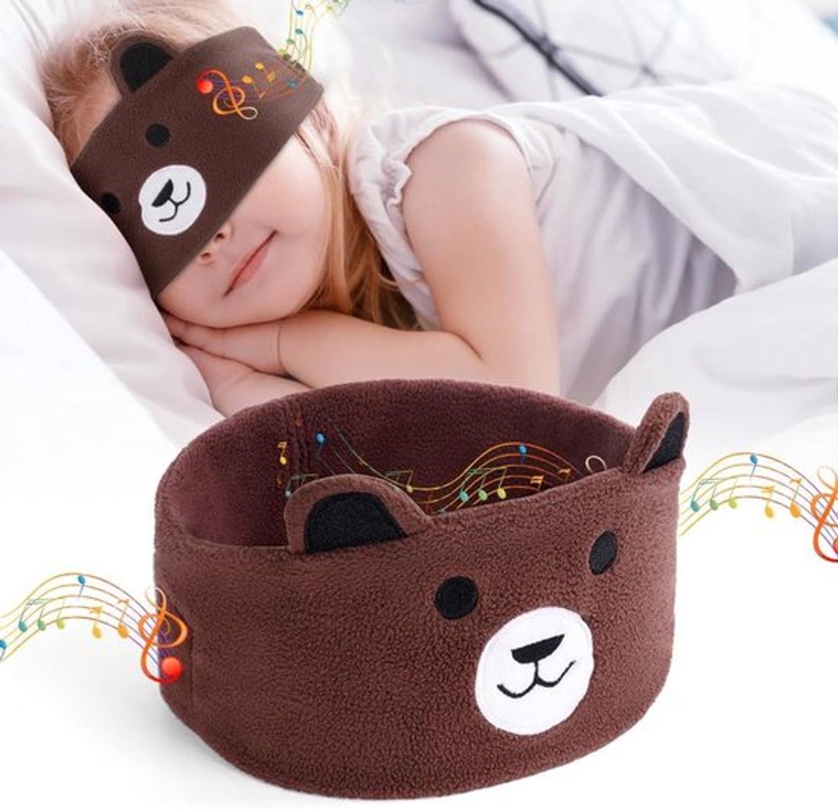 Hoofdband Bluetooth Hoofdtelefoon voor Mannen en Vrouwen - Muziek Hoofdtelefoon voor Kantoor, Yoga en Reizen - Zachte Hi-Fi Stereo Super Bass - Geschikt voor Dutje en Meditatie - Grijs