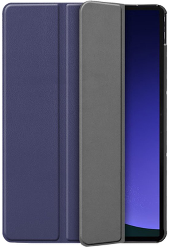 Just in case Smart Tri-Fold Samsung Galaxy Tab S9/S9 FE/S10 FE/S10 Lite Book Case Blauw