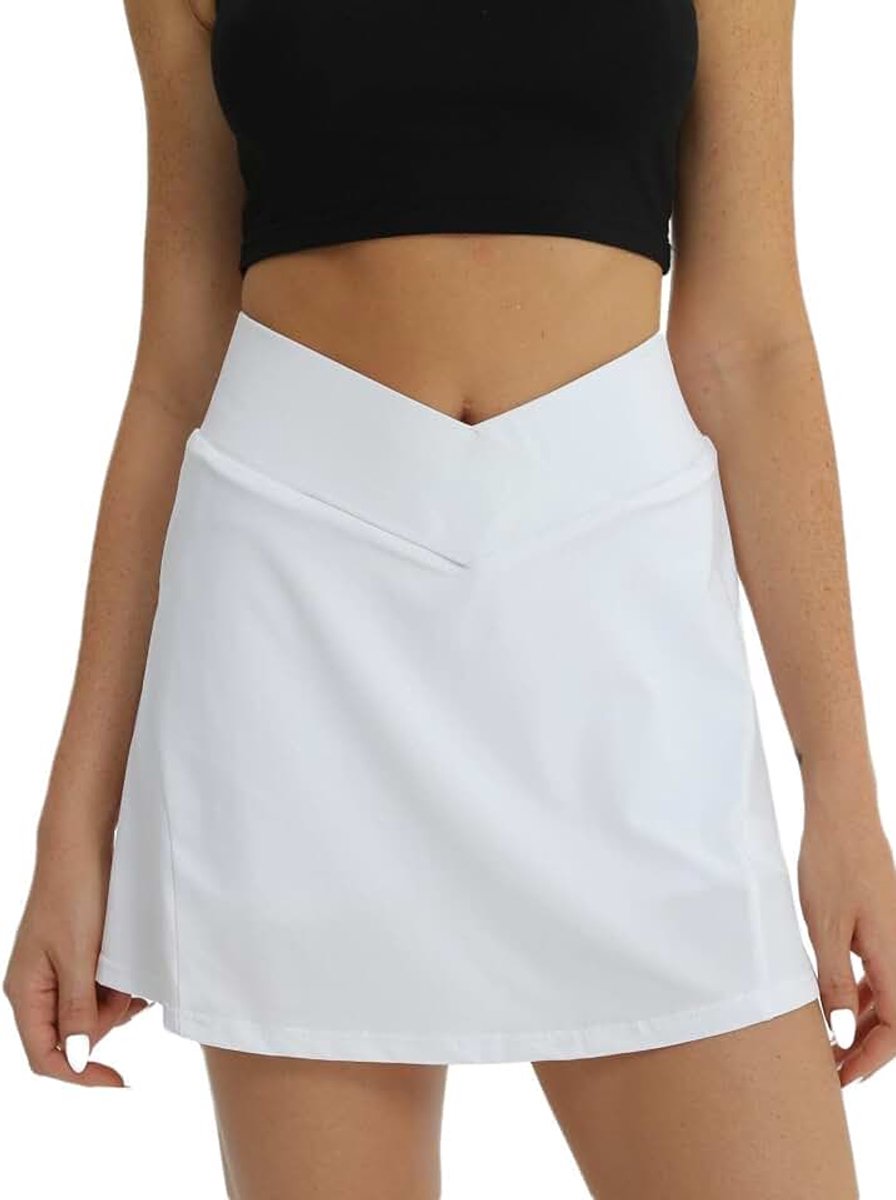 Tennisrok Dames met Broek Tennisrok Crossover Sportrok Golfrok Dames Rok Broek met Zakken