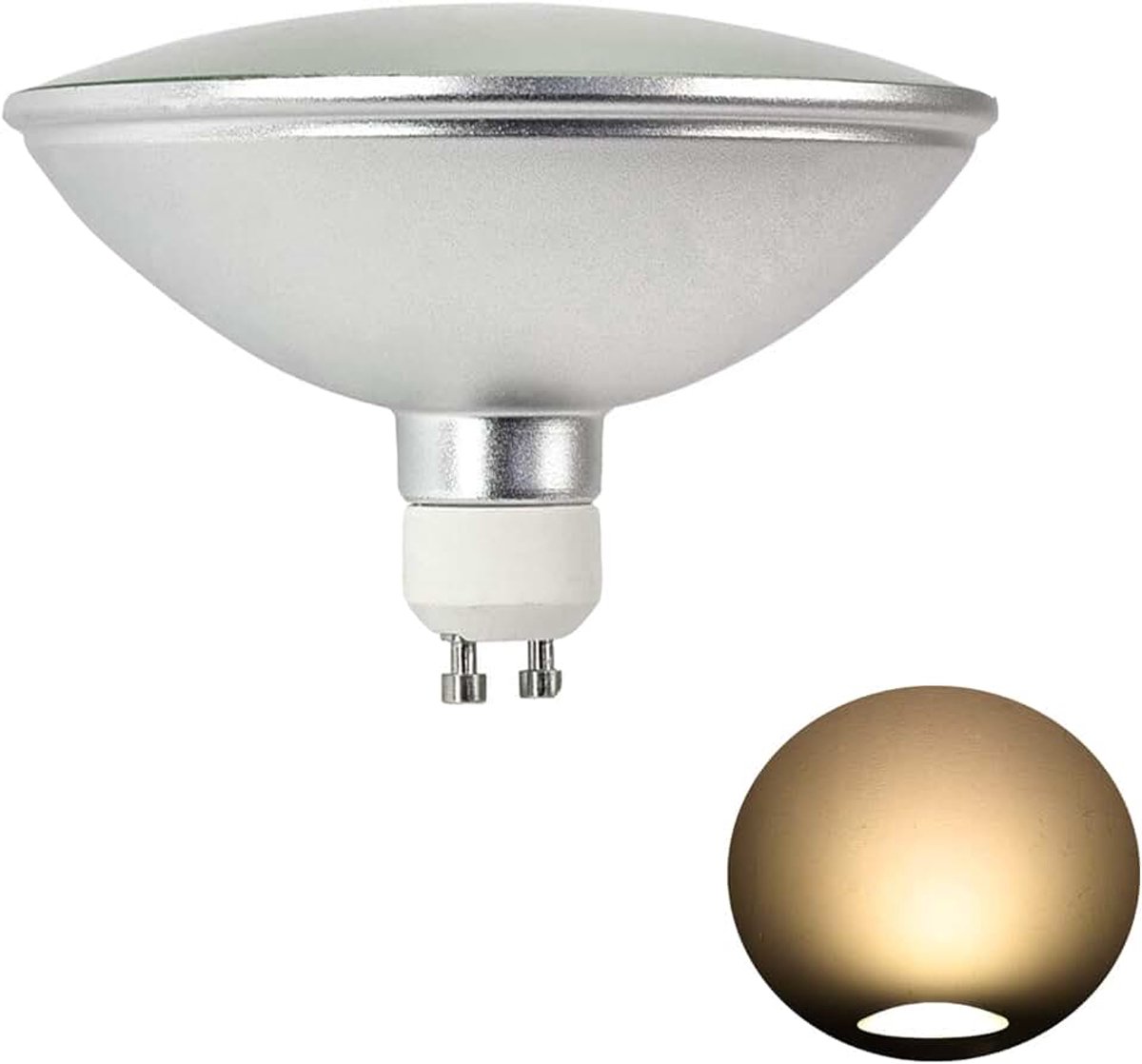 Licht AR111 GU10 LED-lamp 12W 220V ES111 reflector spot licht warm wit 3000K lamp QR111 120° stralingshoek spotlamp equivalent aan 120W halogeenlamp (1 stuk, niet dimbaar)