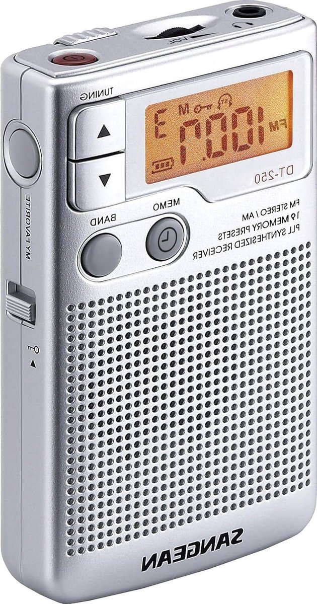 Draagbare Radio - Zakradio - Muziek Luisteren - Automatische Uitschakeling - Handformaat - Zilver