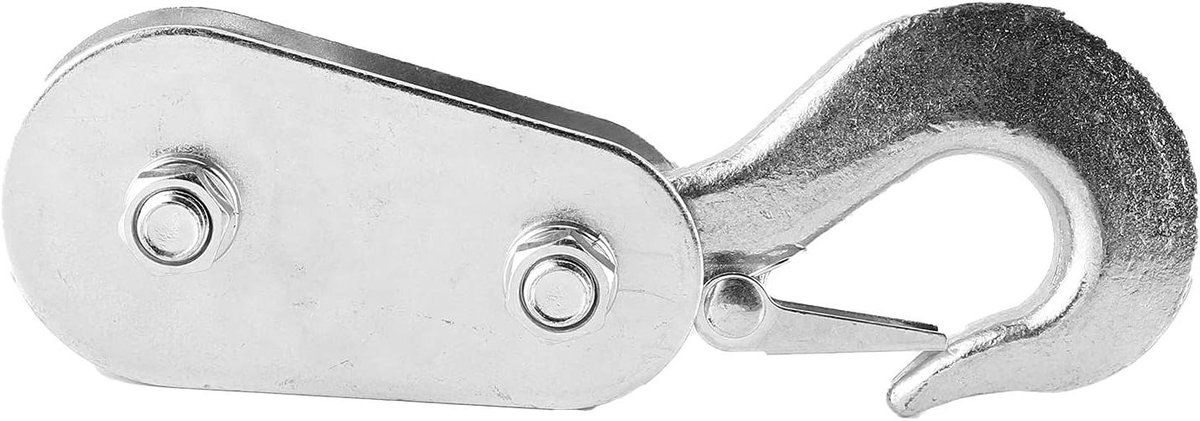 Metalen Rukblok - Hijskatrol met haak - Buitenavonturen - 2 Ton werklast - Compact formaat - Metaal