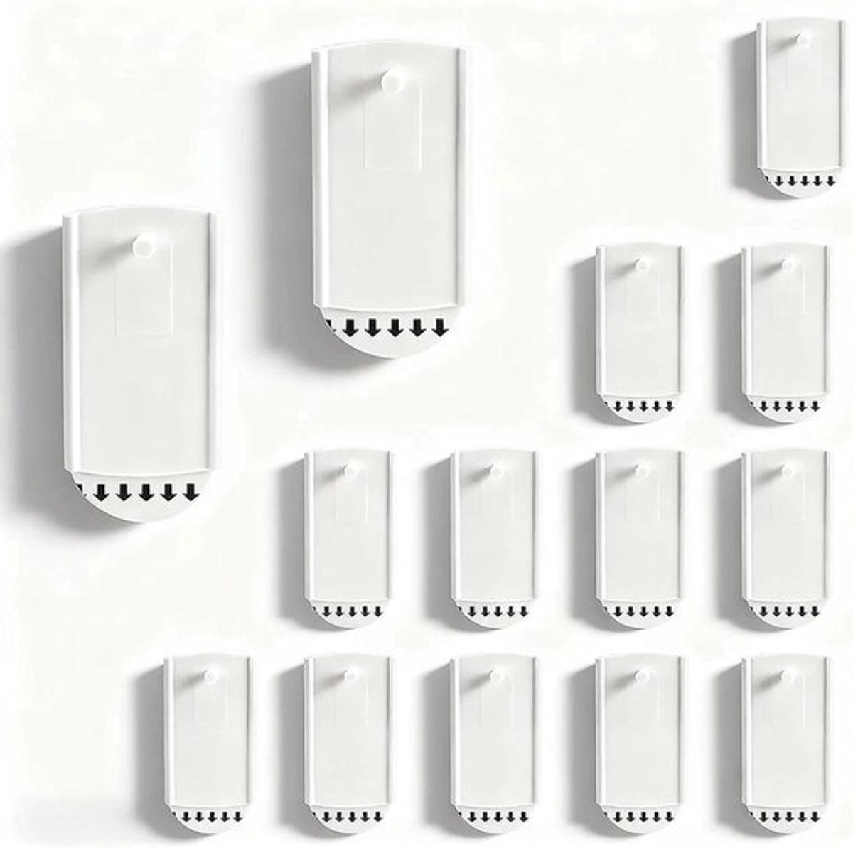 Zelfklevende spijkers voor fotolijsten - Set van 14 stuks - ABS haken voor foto's en decoratie