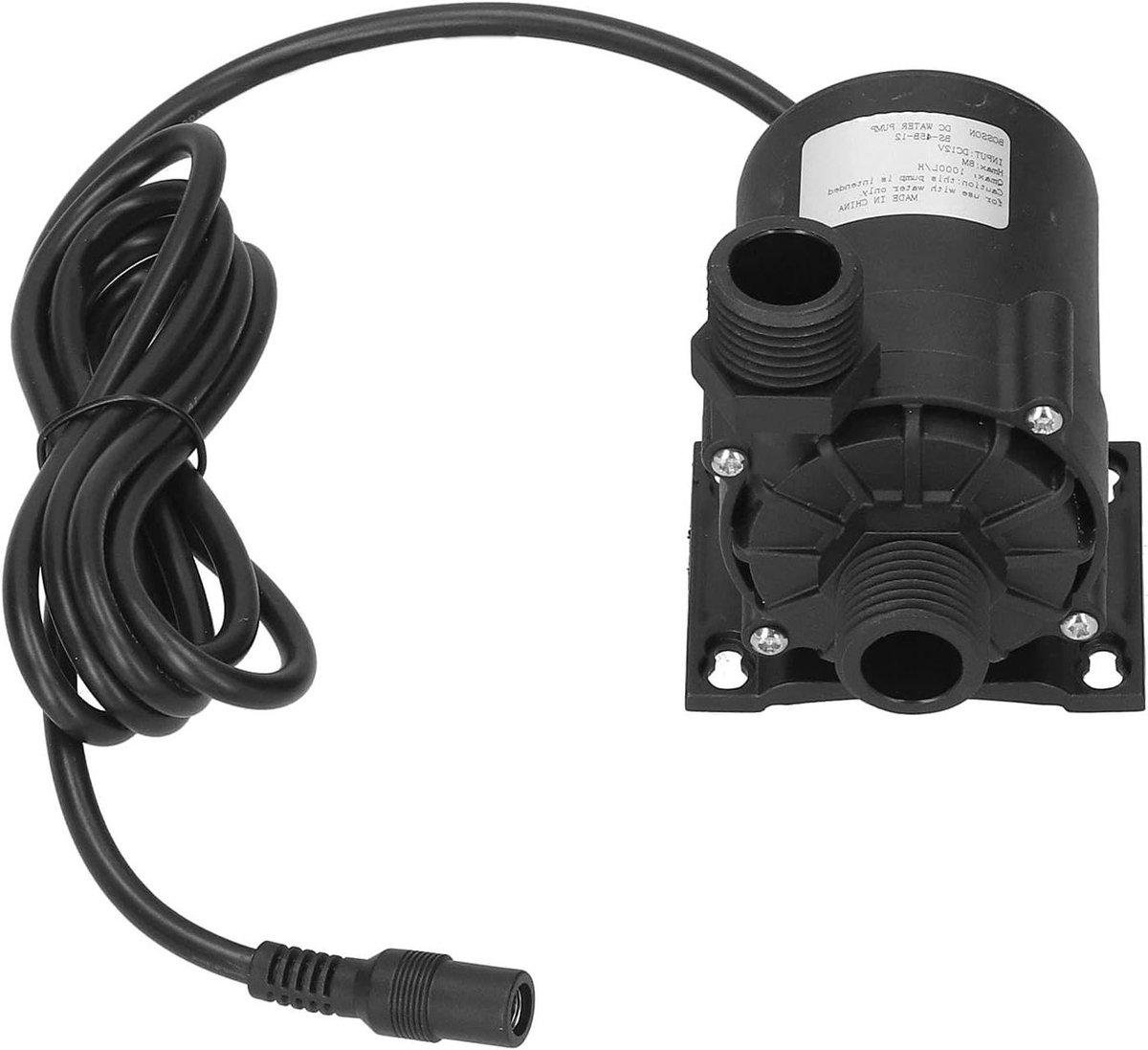 Waterpomp - Pompaccessoire Circulatiepomp - Water circuleren - Keramische structuur - 8 meter opvoerhoogte - Zwart