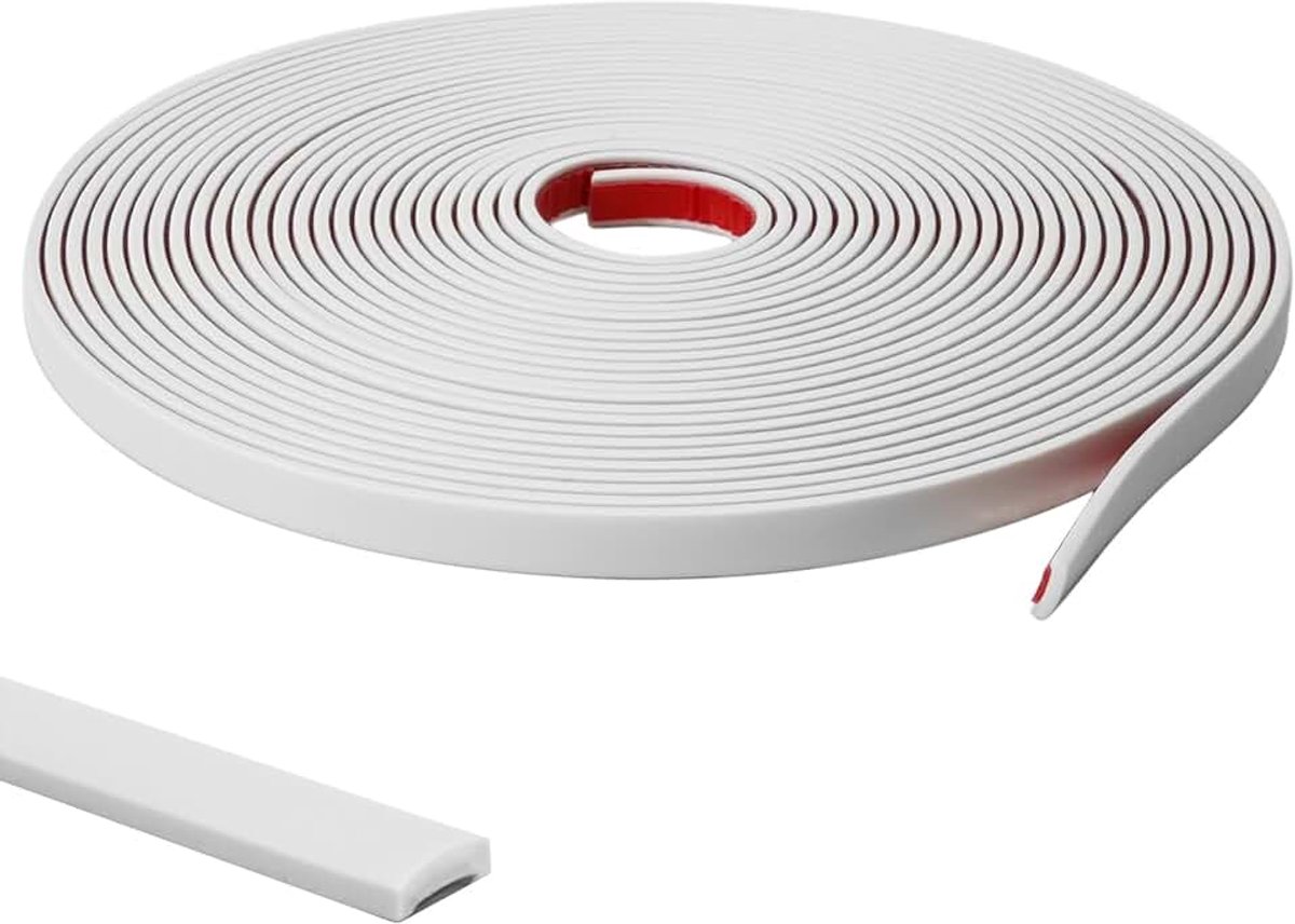150 cm afpellen en opplakken, witte waterdichte sierlijst voor muren, randen, randen, raamkozijnen, backsplash-tegels, flexibele en zelfklevende afwerking