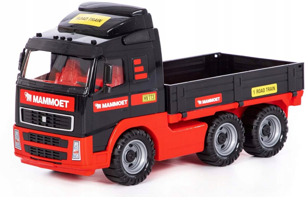 Grote Mammoet Kiepwagen 44cm met Zijborden - Polesie Speelgoed