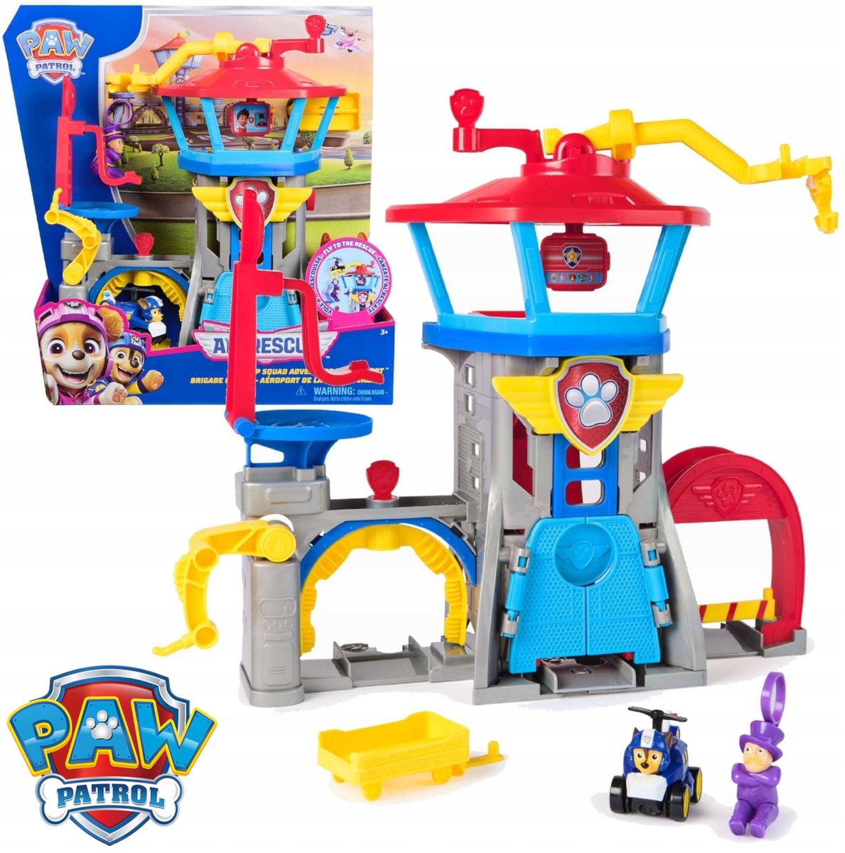 Paw Patrol Luchthaven Chase Air Rescue Speelset met voertuig
