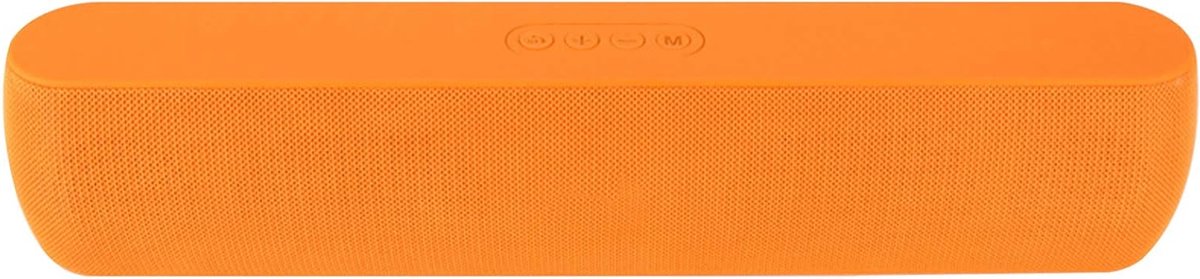 Soundbar Bluetooth - Draadloze speaker - Thuisbioscoop ervaring - Instelbaar basgeluid - 2.0 kanaal - Oranje