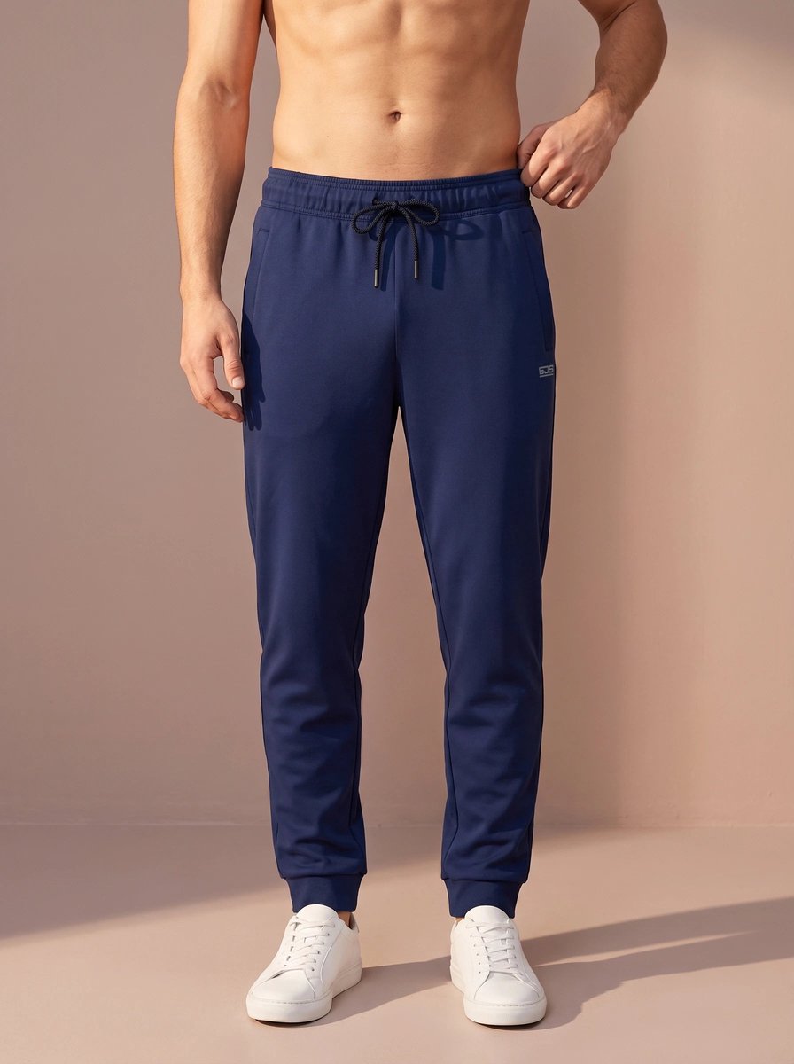 Sjeng Sports ORSEY - Maat: S Pelikan Ink - Tennis Broek Mannen - Sportbroek - 92% polyester, 8% elastaan, powerstretch