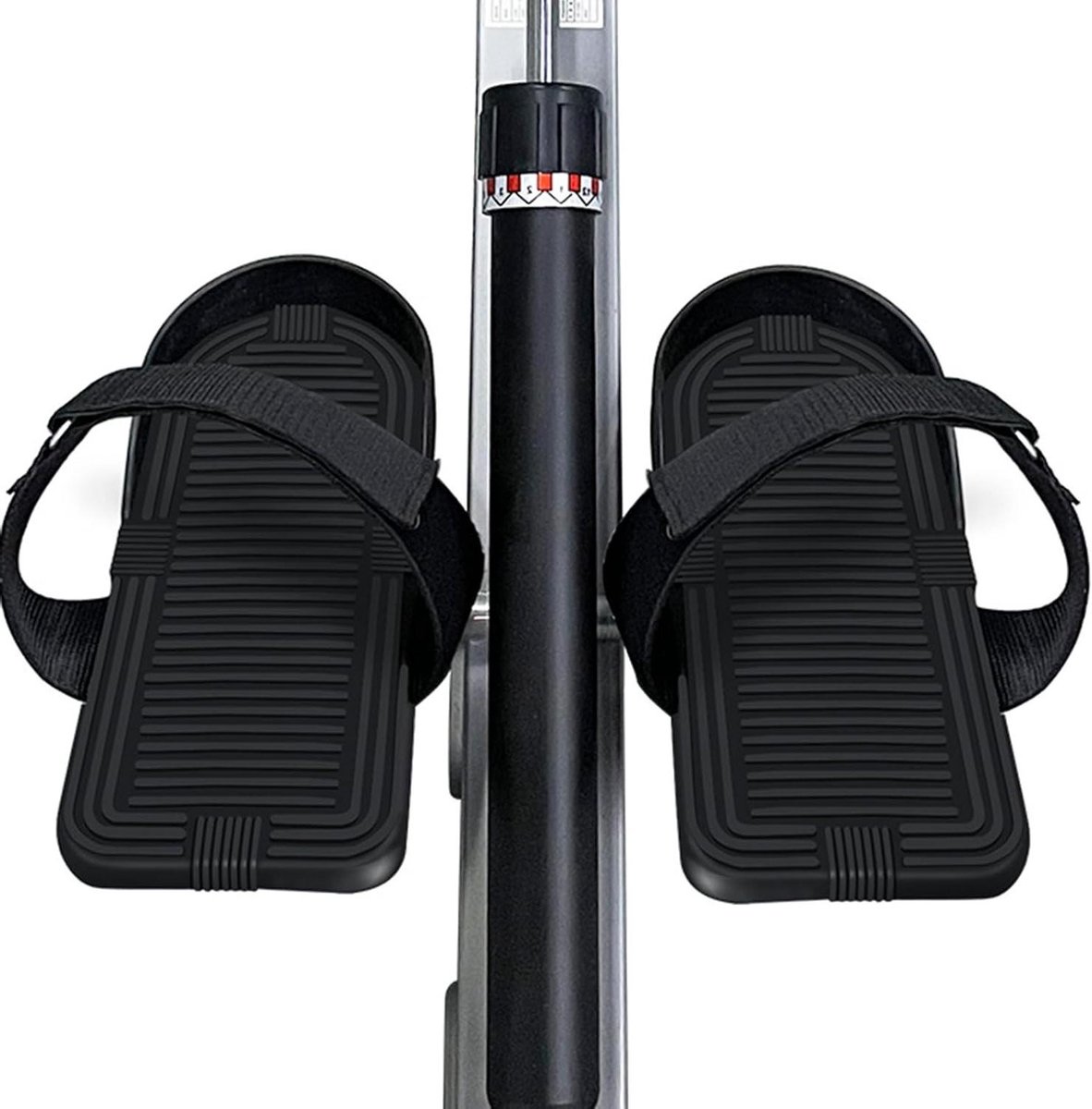 Roeipedalen - Voetsteunen Fitness - Thuistraining - Stabiliserend Ontwerp - 115 x 26 cm - Zwart