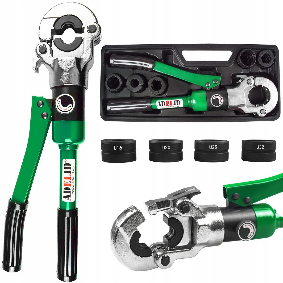 Hydraulische PEX-buisklem tang 16-32mm met U-bekken