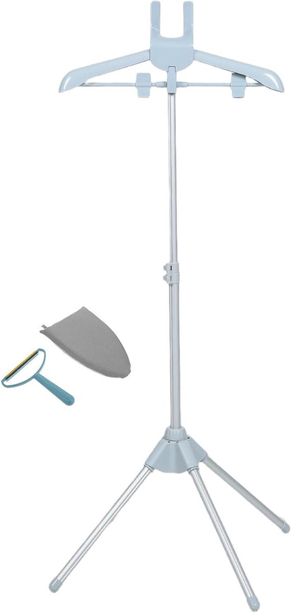 Kledingstomer Standaard - Strijkrek Draaibaar - Kreukvrij Stomen - 360° Roteerbaar - 160 cm Hoog - Diverse Kleuren