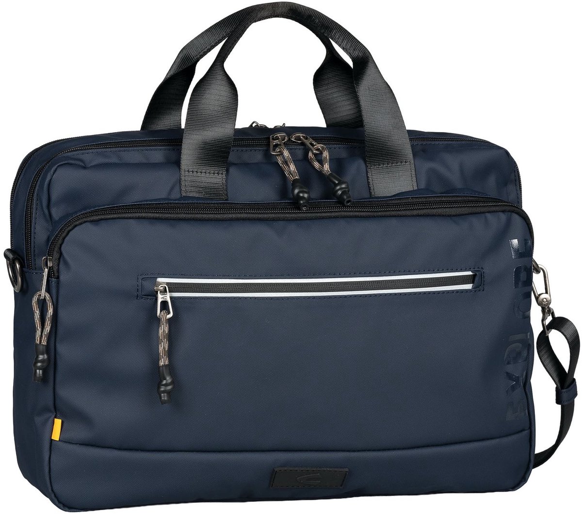 camel active business tas schoudertas met laptopvak Explore Business Bag Dark Blue donkerblauw