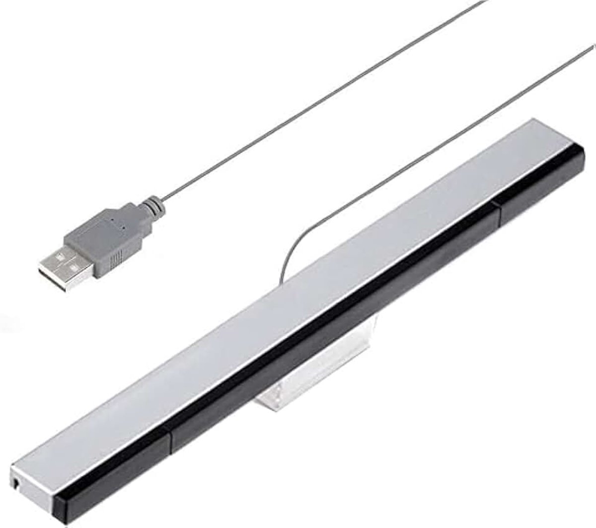 Compatibel voor USB Sensorleiste Infrarood IR Ray bewegingssensor Signaal ontvanger met stabiele stand Compatibel voor Wii en Wii U Console