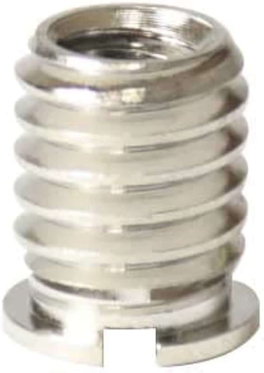 3/8" - Vrouwelijk 1/4" Statief Inch Adapter Schroef Messing Tailleband lang CS092