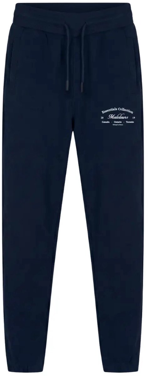 Malelions marina joggingbroek in de kleur marine.
