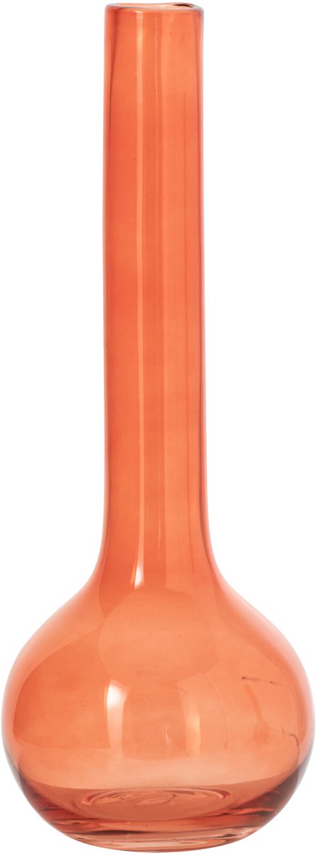 J-Line vaas - glas - oranje - large