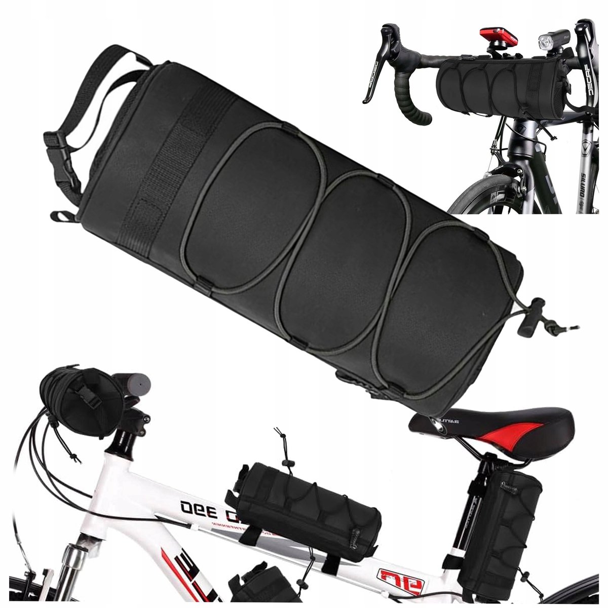 Waterdichte Fietstas 2,5L - Frame, Stuur & Schoudertas