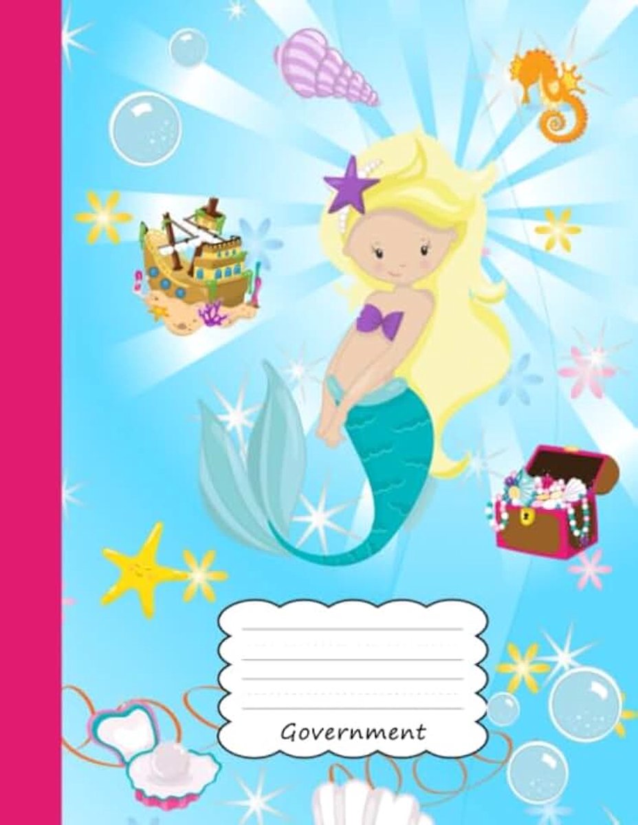Mermaid Lexis Draw & Write Notebook Half Sketch Book & Dotted Handwriting Dashed Lined Notebook Paper | Cute Beach Sea Horse Shell ... & Storytelling | Writing Pad Sketchbook
