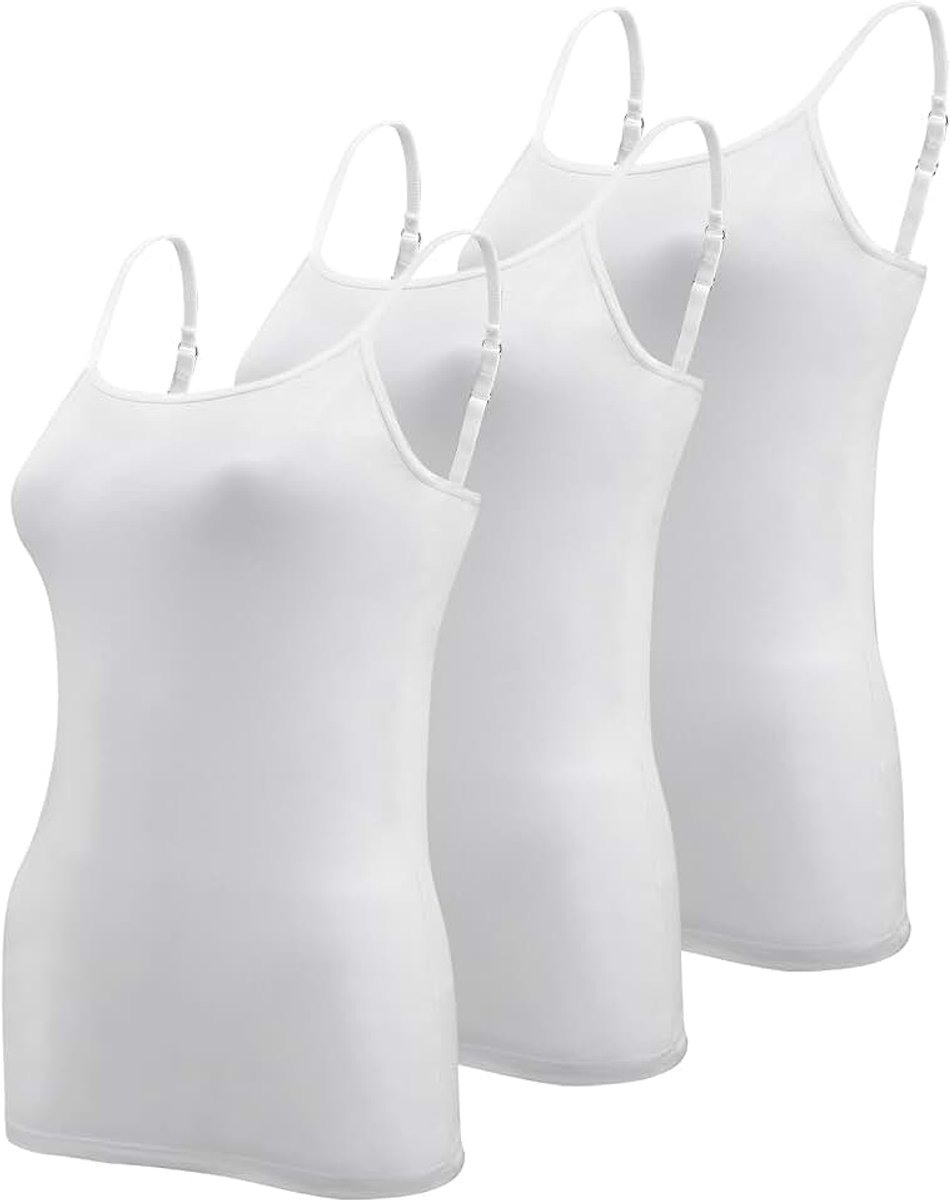 3 Stks Womens Hemdje Tank Top Spaghetti Strap Hemdjes Dames Onderhemden