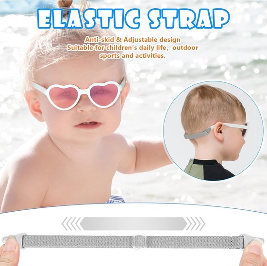 Baby Zonnebril - Kinderen Zonnebril - Bescherming Ogen - UV400 Polarized - Leeftijd 0-3 - Blauw — afbeelding 4