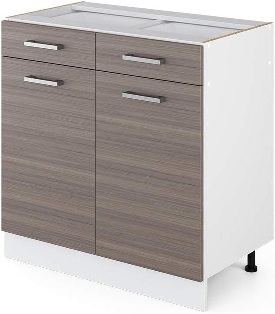 Keukenonderkast - Keukenkast Lade - Keuken Organisatie - Modulair Systeem - 80 cm Breed - Antraciet