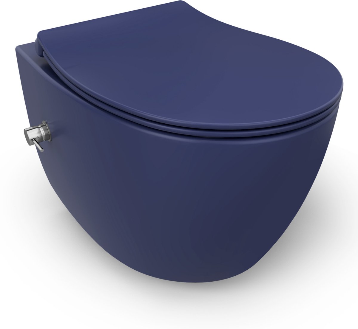 Isvea Sentimenti Hangtoilet met Bidet - Donkerblauw
