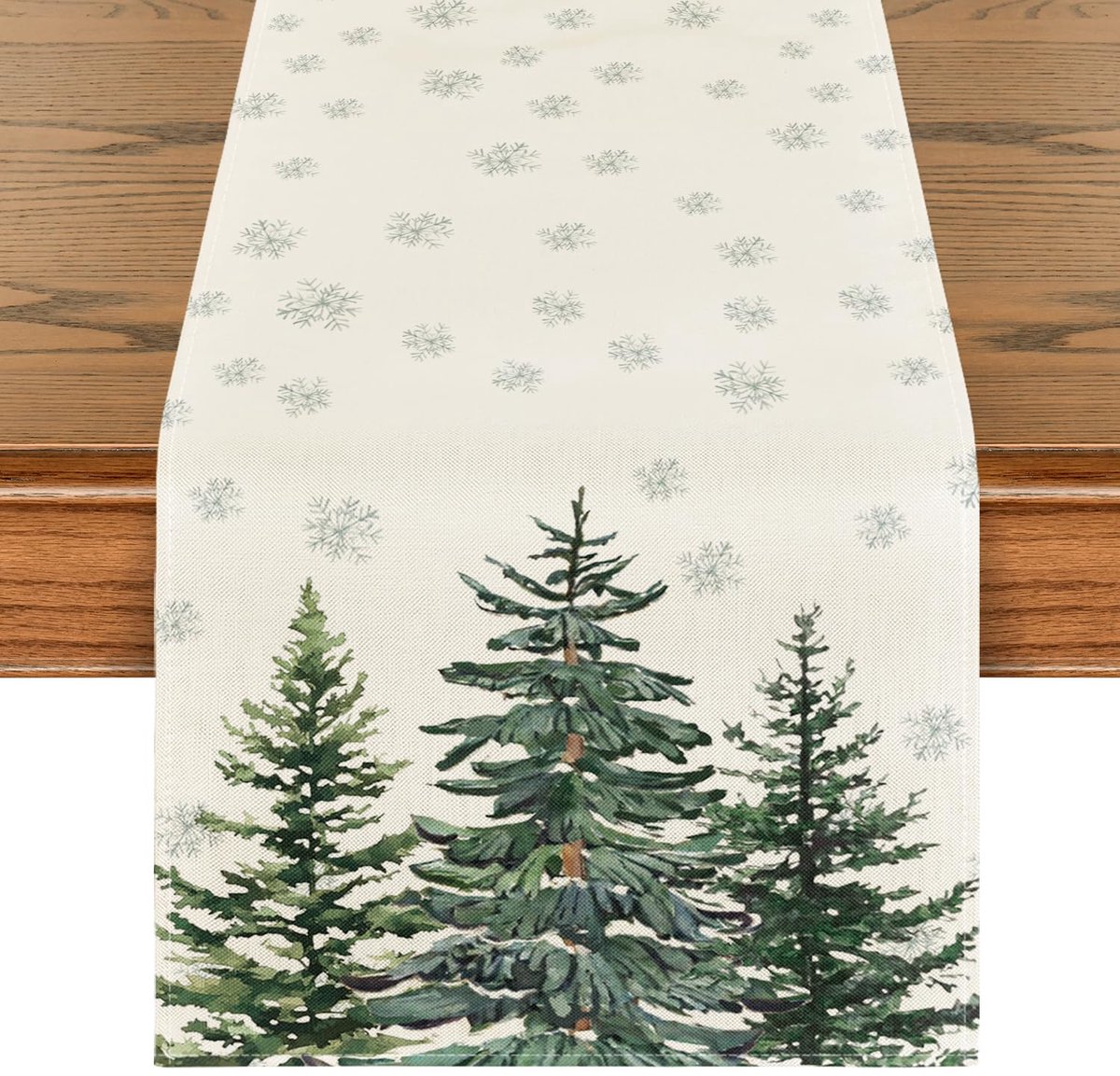 Kersttafelloper, Seizoensgebonden Winter Vrolijke Kerstmis Keuken Eettafeldecoratie voor Huisfeestdecor 40x140 cm