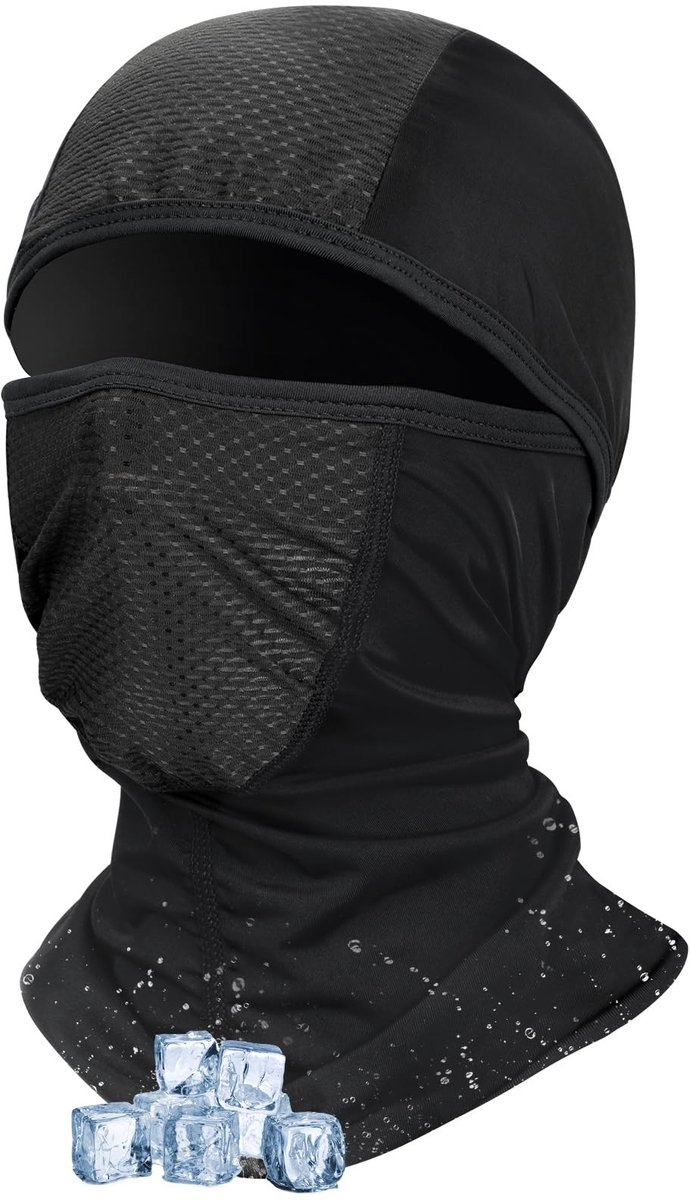 Dailygoods- Bivakmuts Ademend - Gezichtsmasker - UV-bescherming - Motorfiets - Fietsen - Lichtgewicht Materiaal 85% Polyester