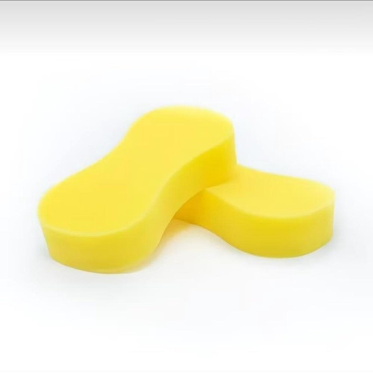 Autowasspons Set - Poets Spons - Voertuig Reinigen - Extra Absorberend Schuim - 2 Stuks - Geel