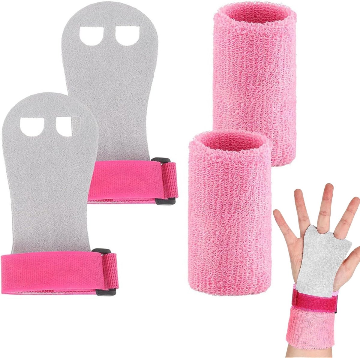 Set van 4 Gymnastiek Kussens voor Meisjes, Ideaal voor Gymnastiek, Fitness, en Training met Asymmetrische Bar