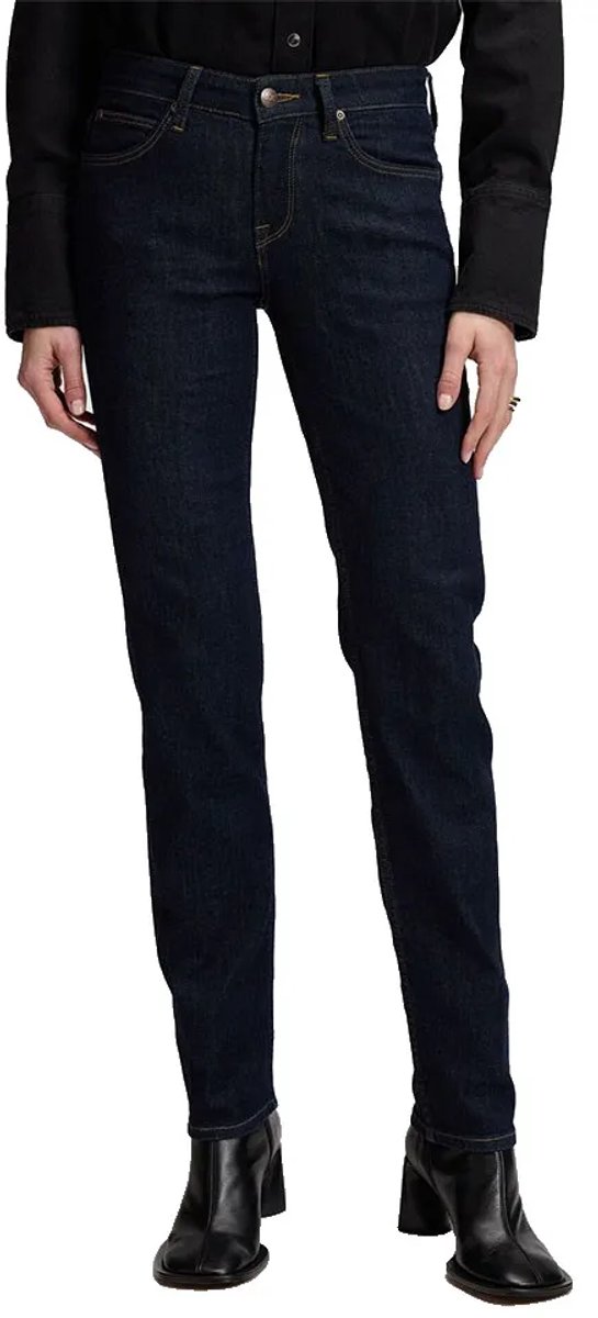 Lee Marion Classic Straight Spijkerbroek 31 31 Vrouw Deep Space