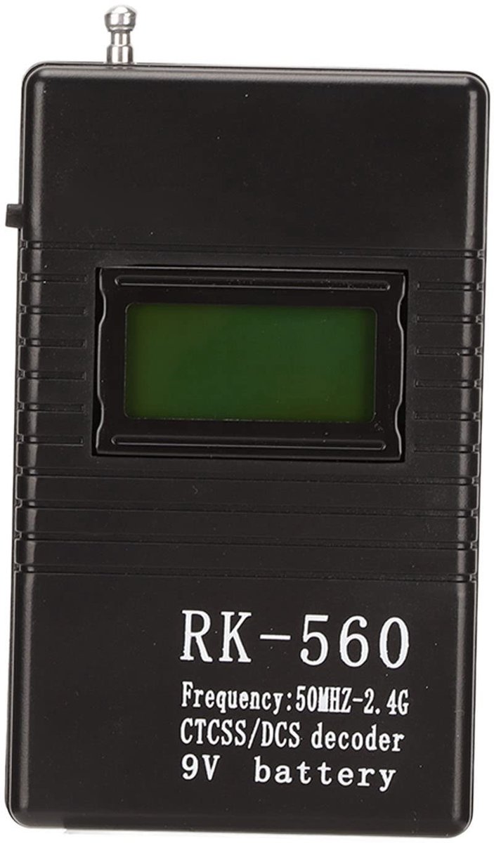 SnelShoppen - Radiofrequentiemeter 50 MHz tot 2,4 GHz - Draagbare Radiofrequentietester met Antenne voor DCS- en CTCSS-tests - Handzaam en Betrouwbaar
