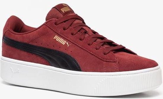 Puma Vikky Stacked dames sneakers - Rood - Maat 39 | bol.com