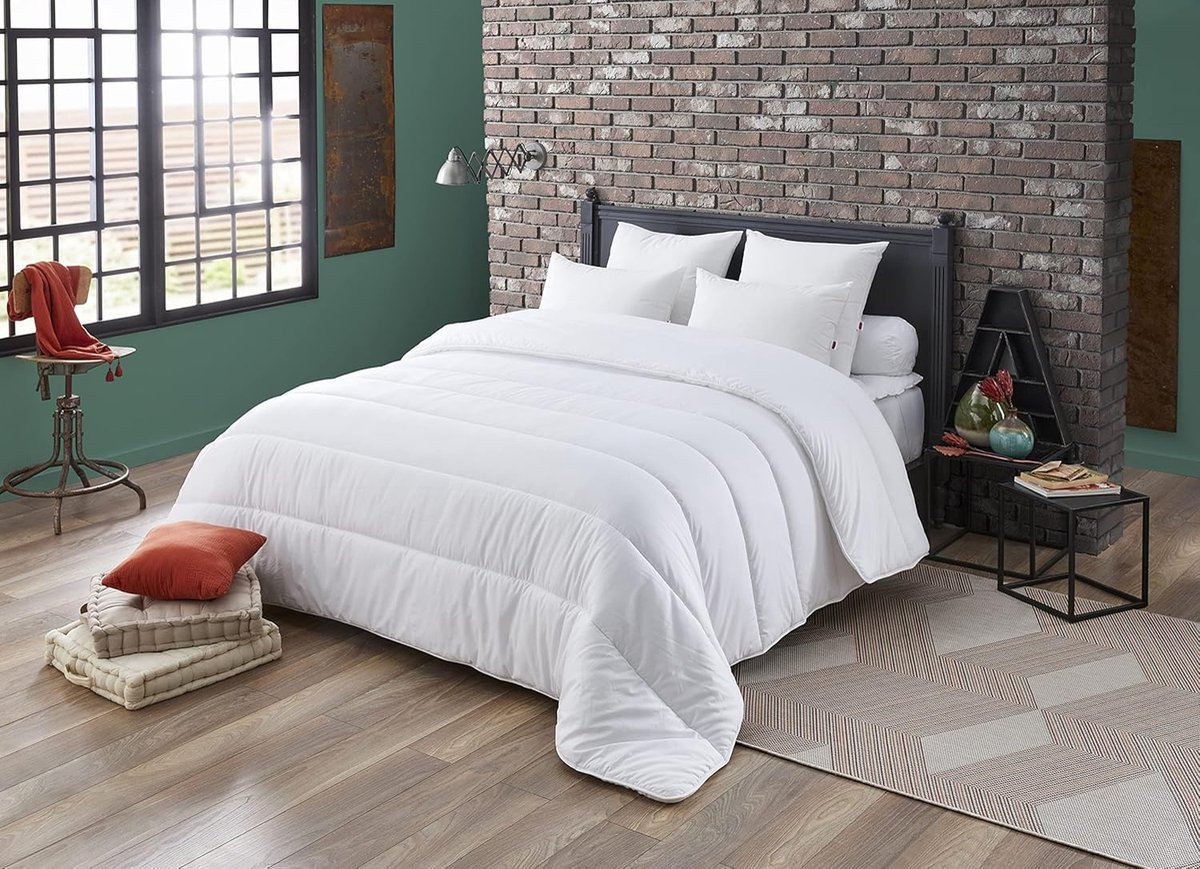SnelShoppen - Dodo Arizona Dekbed 200x200 cm, Warm Polyester, Wit, Ideaal voor Slaapkamer, Winter, Comfortabel en Ademend